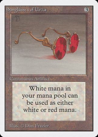Sunglasses of Urza [Unlimited Edition] | Cracking-Singles