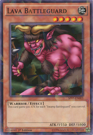 Lava Battleguard [SP15-EN003] Shatterfoil Rare | Cracking-Singles