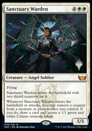 Sanctuary Warden (Promo Pack) [Streets of New Capenna Promos] | Cracking-Singles