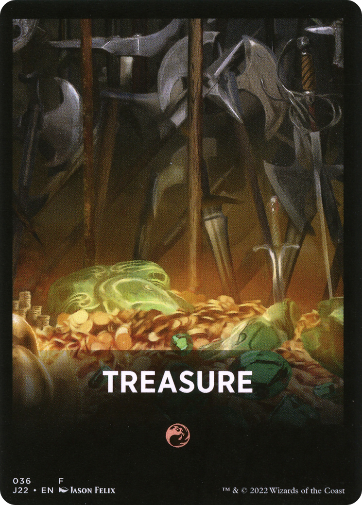 Treasure Theme Card [Jumpstart 2022 Front Cards] | Cracking-Singles