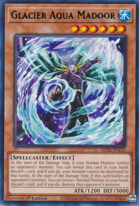 Glacier Aqua Madoor [MP22-EN135] Rare | Cracking-Singles