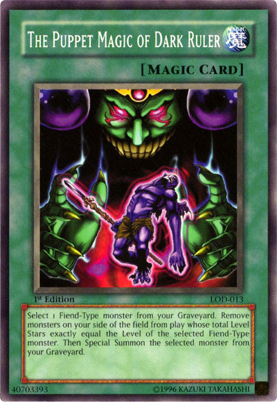 The Puppet Magic of Dark Ruler [LOD-013] Common | Cracking-Singles