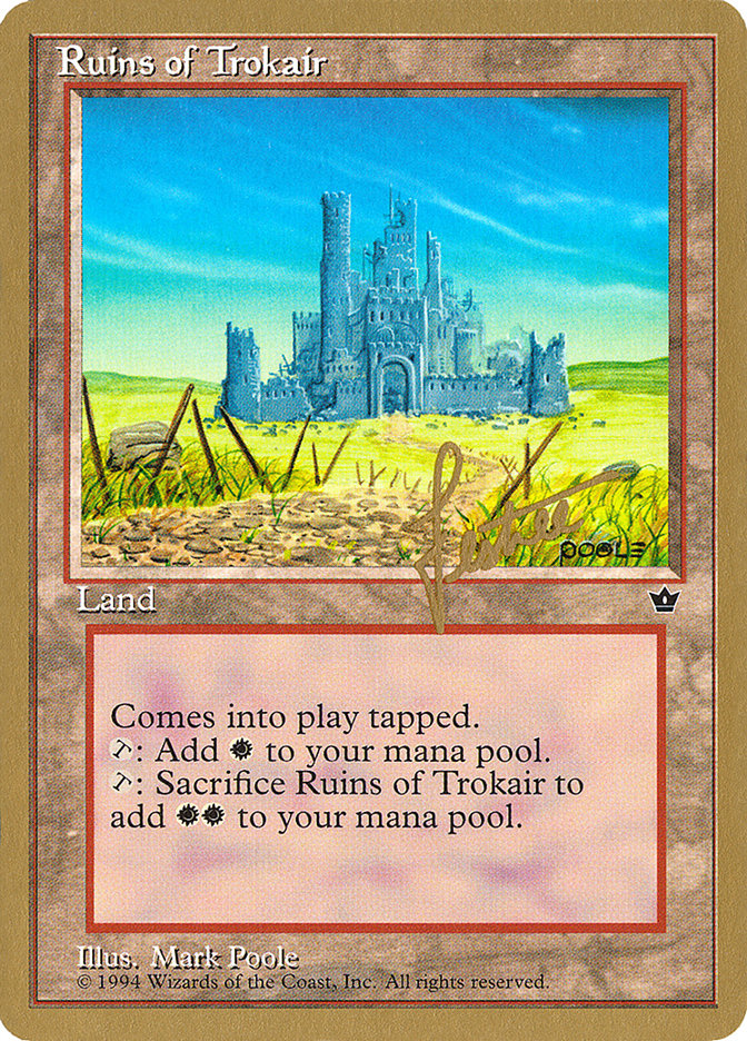 Ruins of Trokair (Bertrand Lestree) [Pro Tour Collector Set] | Cracking-Singles