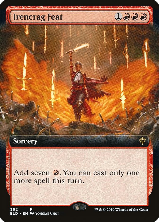 Irencrag Feat (Extended Art) [Throne of Eldraine] | Cracking-Singles