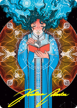 Memory Lapse Art Card (Gold-Stamped Signature) [Strixhaven: School of Mages Art Series] | Cracking-Singles