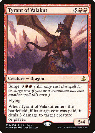 Tyrant of Valakut [Oath of the Gatewatch Promos] | Cracking-Singles