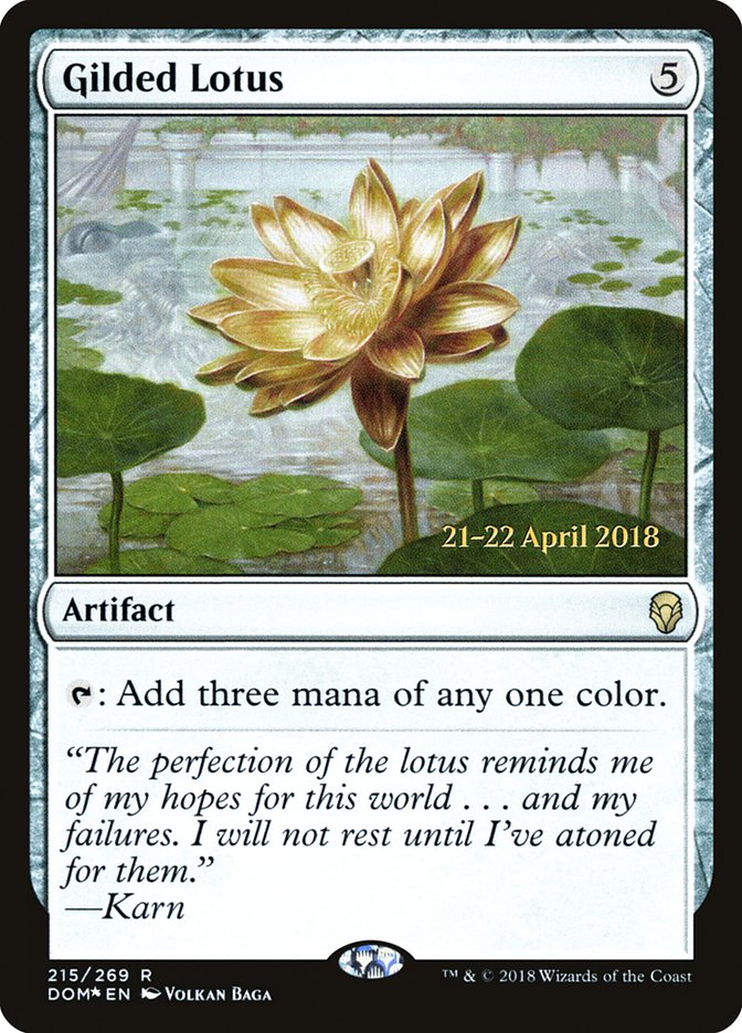 Gilded Lotus  [Dominaria Prerelease Promos] | Cracking-Singles