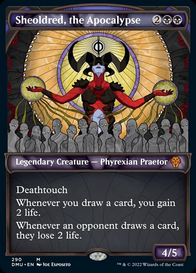 Sheoldred, the Apocalypse (Showcase) [Dominaria United] | Cracking-Singles