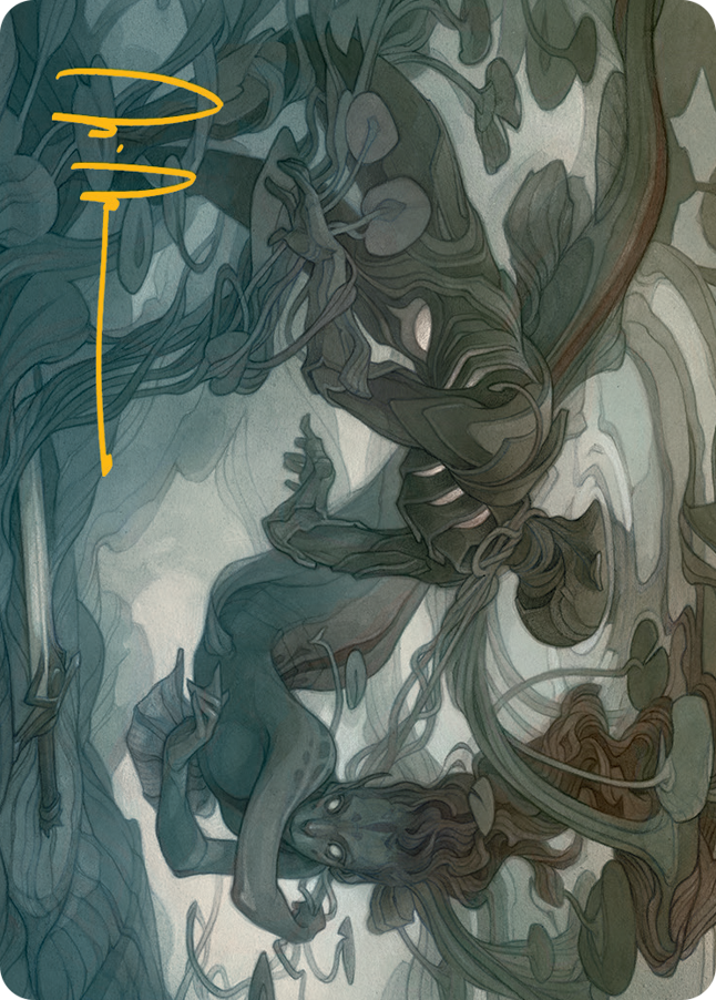 Emry, Lurker of the Loch Art Card (Gold-Stamped Signature) [March of the Machine Art Series] | Cracking-Singles