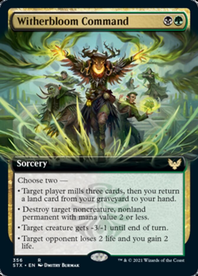 Witherbloom Command (Extended) [Strixhaven: School of Mages] | Cracking-Singles