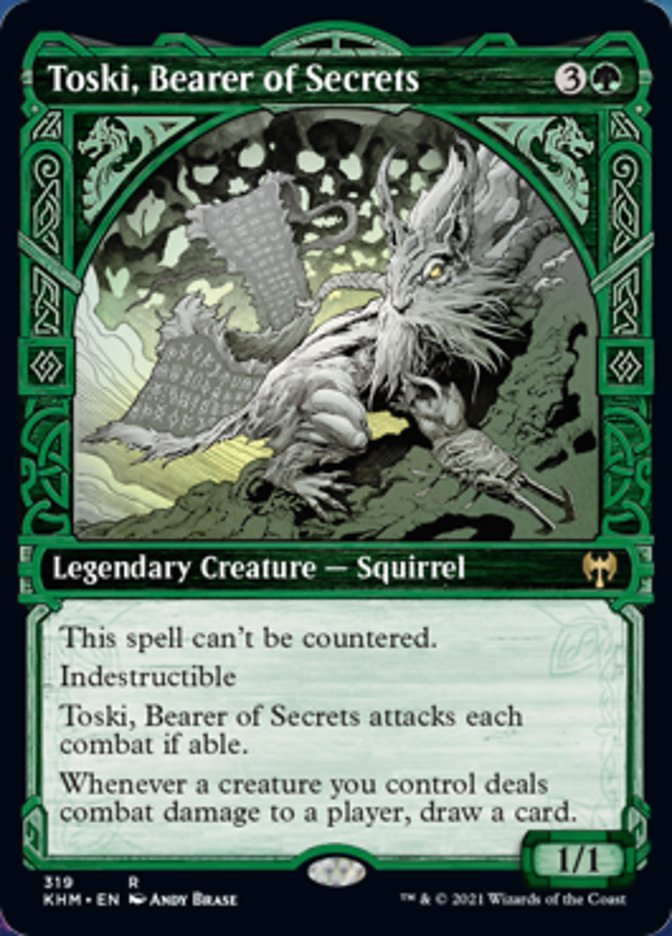 Toski, Bearer of Secrets (Showcase) [Kaldheim] | Cracking-Singles