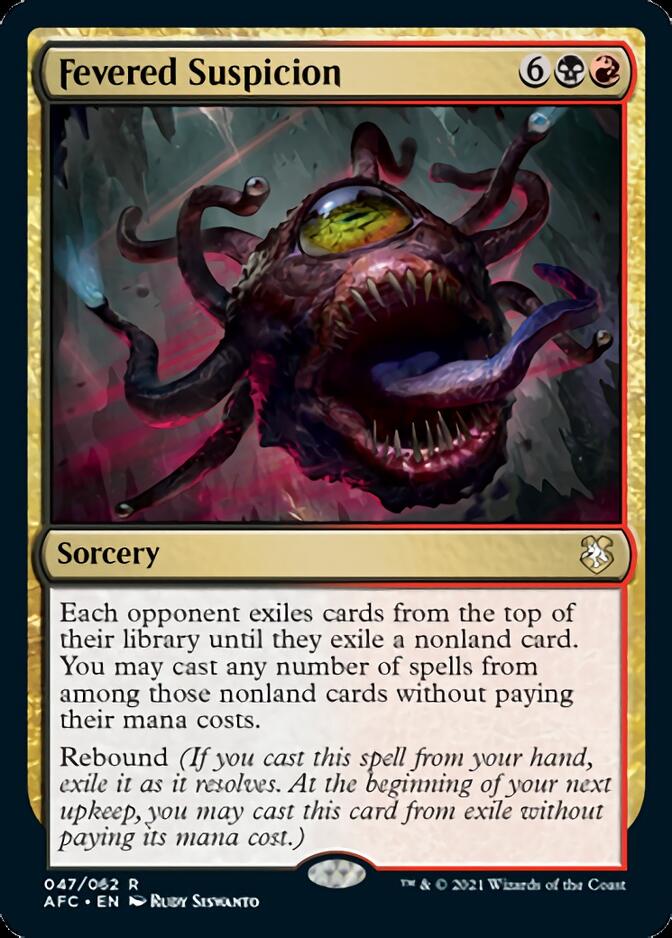 Fevered Suspicion [Dungeons & Dragons: Adventures in the Forgotten Realms Commander] | Cracking-Singles