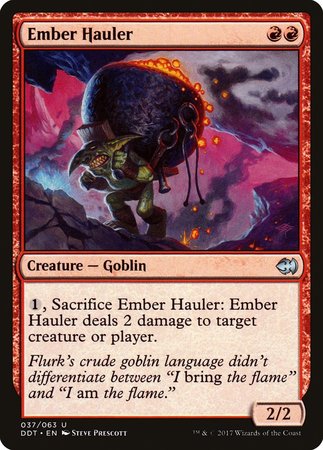 Ember Hauler [Duel Decks: Merfolk vs. Goblins] | Cracking-Singles