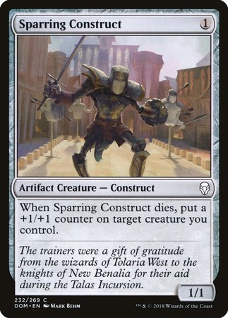 Sparring Construct [Dominaria] | Cracking-Singles