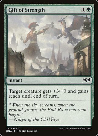Gift of Strength [Ravnica Allegiance] | Cracking-Singles