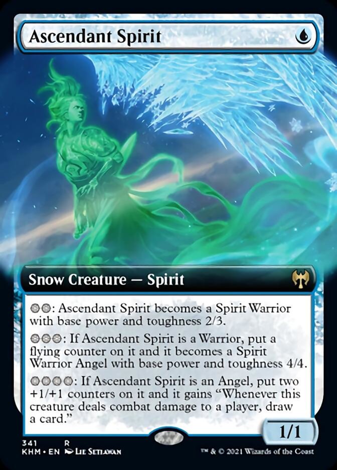 Ascendant Spirit (Extended Art) [Kaldheim] | Cracking-Singles