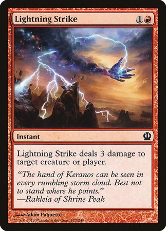Lightning Strike [Theros] | Cracking-Singles