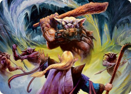 Den of the Bugbear (Dungeon Module) Art Card [Dungeons & Dragons: Adventures in the Forgotten Realms Art Series] | Cracking-Singles