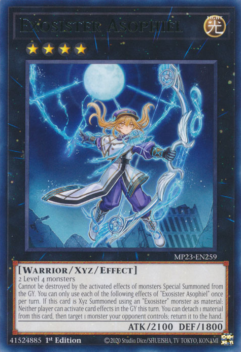 Exosister Asophiel [MP23-EN259] Rare | Cracking-Singles