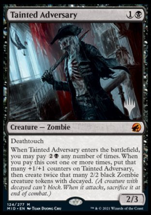 Tainted Adversary (Promo Pack) [Innistrad: Midnight Hunt Promos] | Cracking-Singles