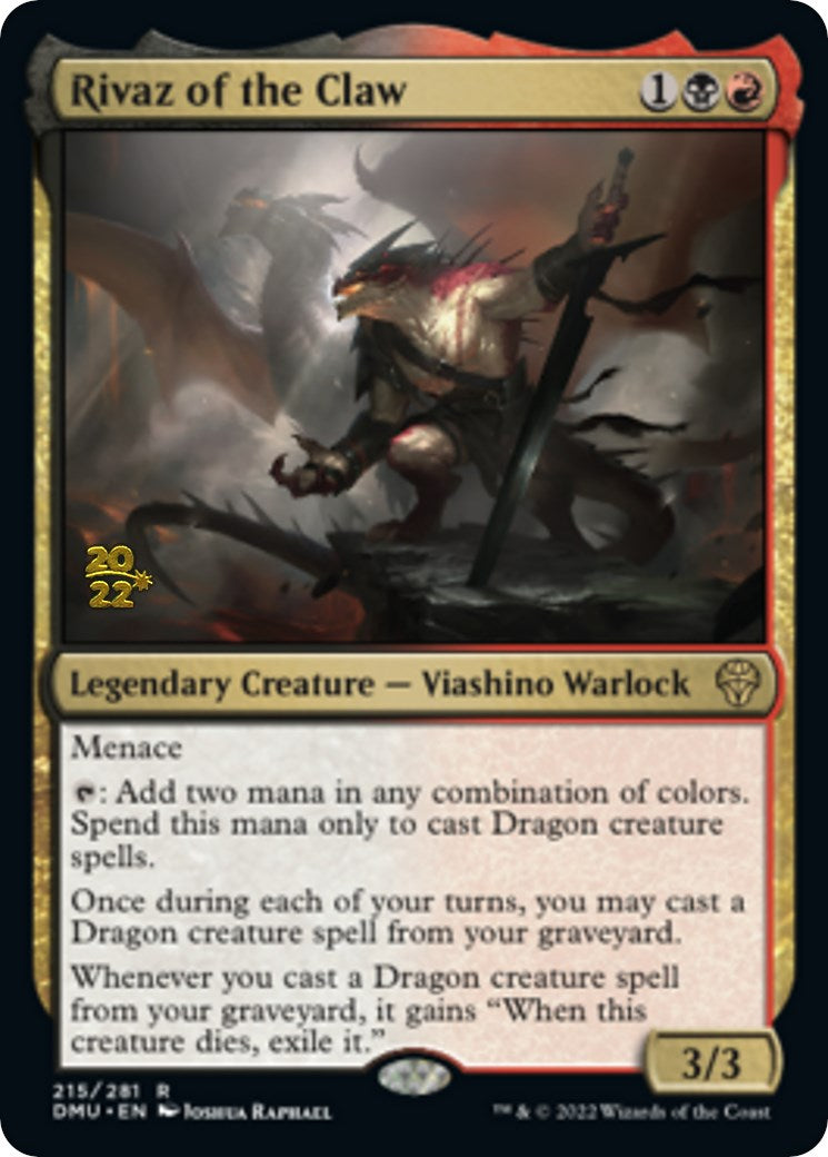 Rivaz of the Claw [Dominaria United Prerelease Promos] | Cracking-Singles