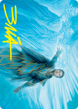 Echoing Equation Art Card (Gold-Stamped Signature) [Strixhaven: School of Mages Art Series] | Cracking-Singles