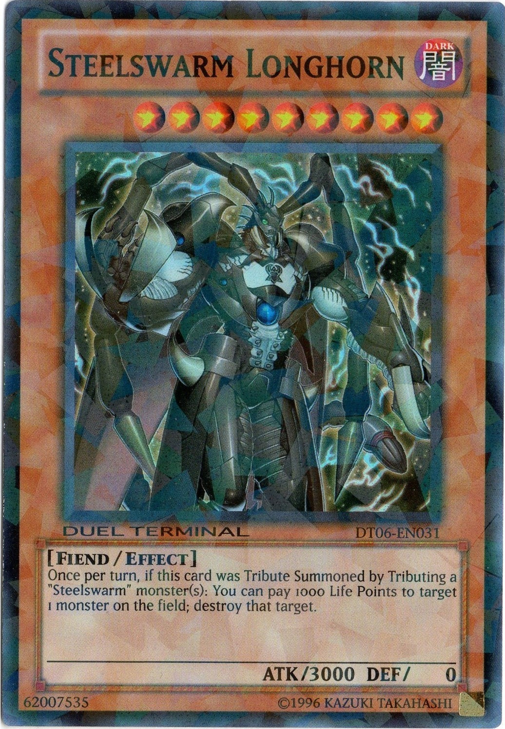 Steelswarm Longhorn [DT06-EN031] Super Rare | Cracking-Singles