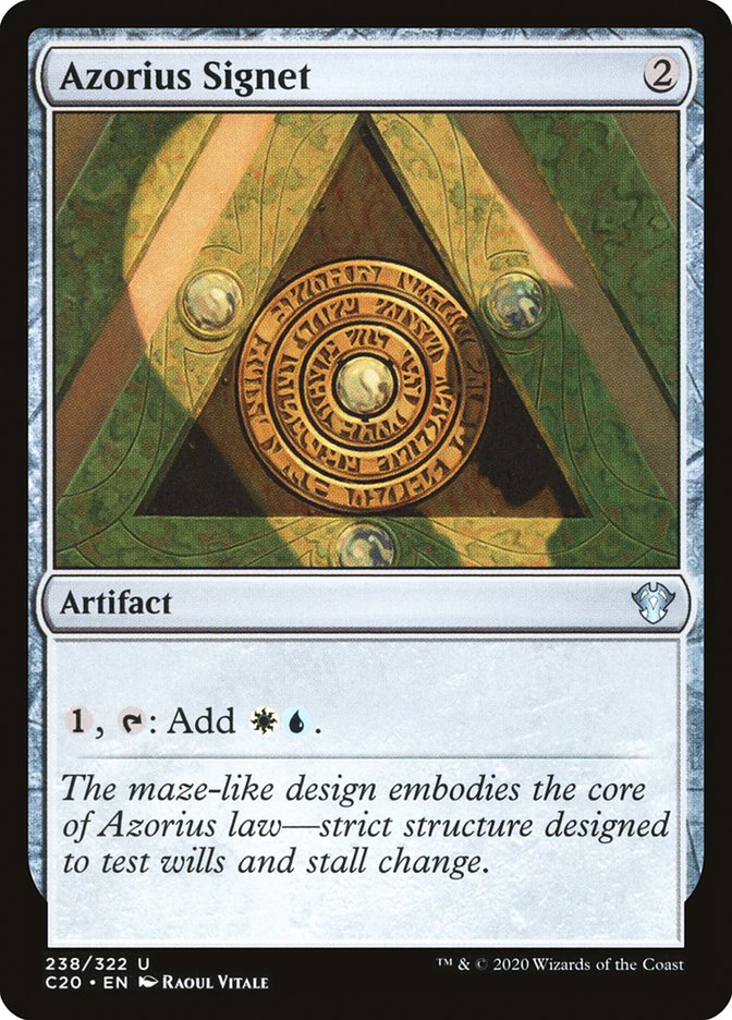 Azorius Signet [Commander 2020] | Cracking-Singles