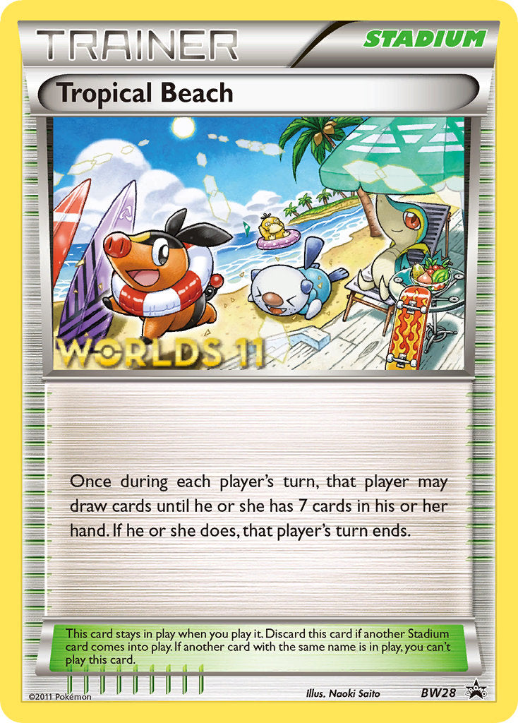 Tropical Beach (BW28) (Finalist) [Black & White: Black Star Promos] | Cracking-Singles