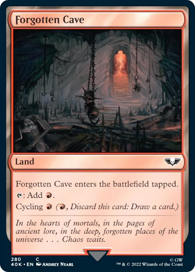 Forgotten Cave [Universes Beyond: Warhammer 40,000] | Cracking-Singles