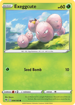 Exeggcute (004/185) [Sword & Shield: Vivid Voltage] | Cracking-Singles