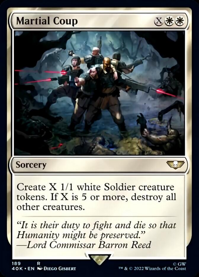 Martial Coup (Surge Foil) [Universes Beyond: Warhammer 40,000] | Cracking-Singles