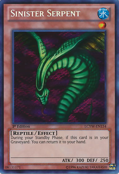 Sinister Serpent [LCYW-EN154] Secret Rare | Cracking-Singles