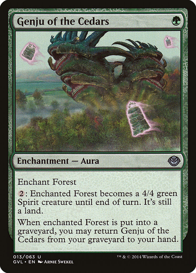 Genju of the Cedars (Garruk vs. Liliana) [Duel Decks Anthology] | Cracking-Singles