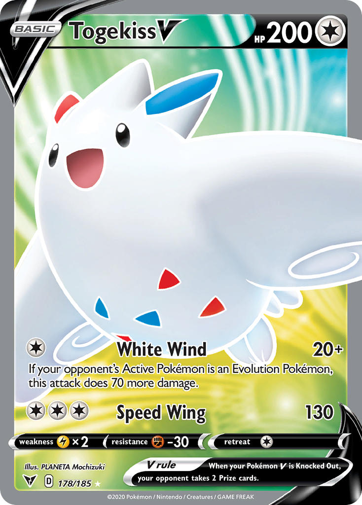 Togekiss V (178/185) [Sword & Shield: Vivid Voltage] | Cracking-Singles