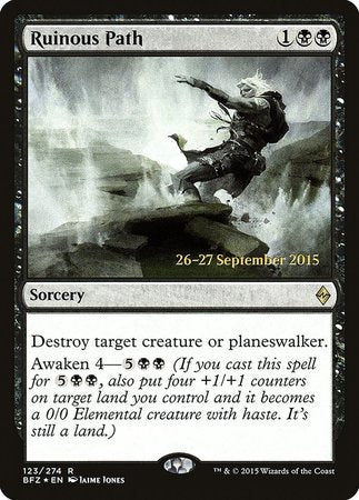 Ruinous Path [Battle for Zendikar Prerelease Promos] | Cracking-Singles