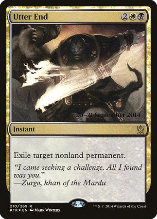 Utter End [Khans of Tarkir Promos] | Cracking-Singles