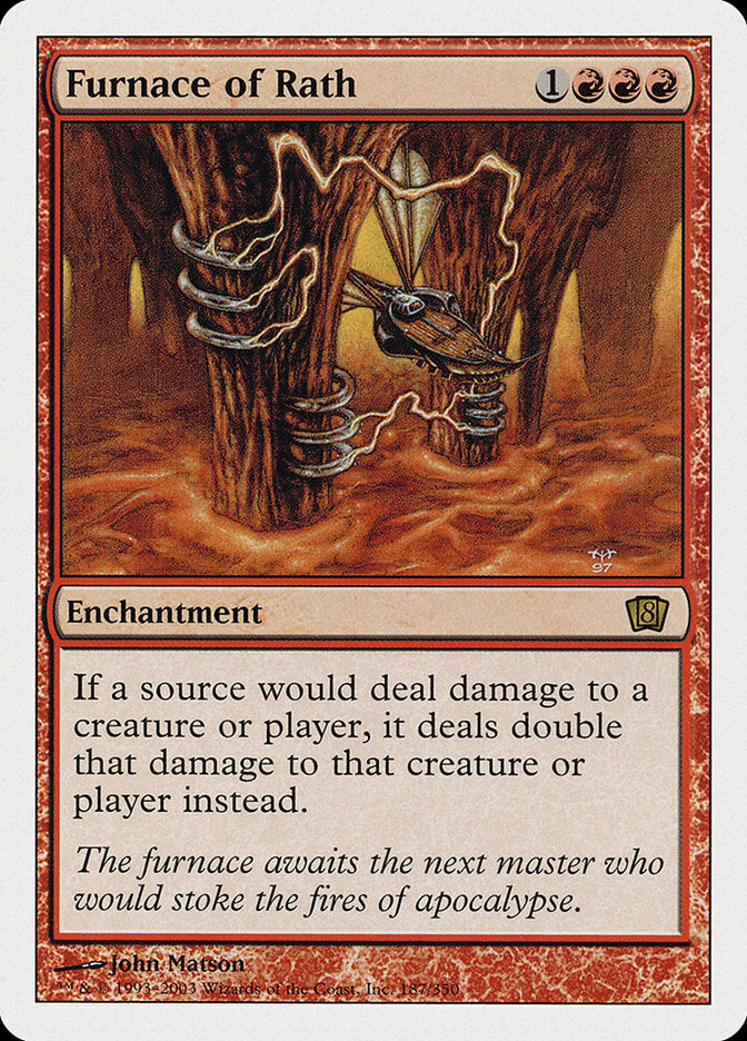 Furnace of Rath (Oversized) [Eighth Edition] | Cracking-Singles