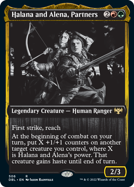 Halana and Alena, Partners [Innistrad: Double Feature] | Cracking-Singles