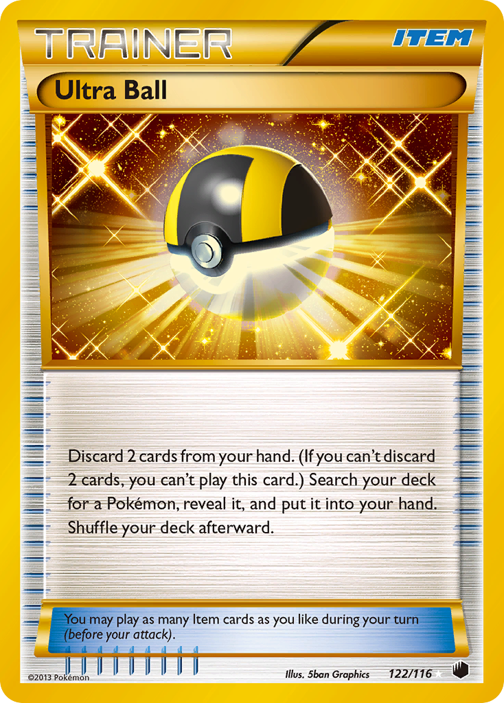 Ultra Ball (122/116) [Black & White: Plasma Freeze] | Cracking-Singles
