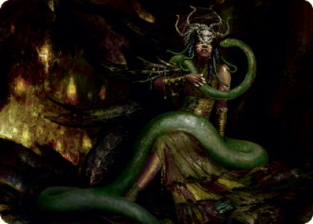 Saryth, the Viper's Fang Art Card [Innistrad: Midnight Hunt Art Series] | Cracking-Singles