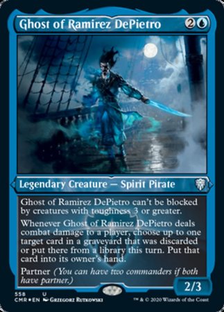 Ghost of Ramirez DePietro (Foil Etched) [Commander Legends] | Cracking-Singles