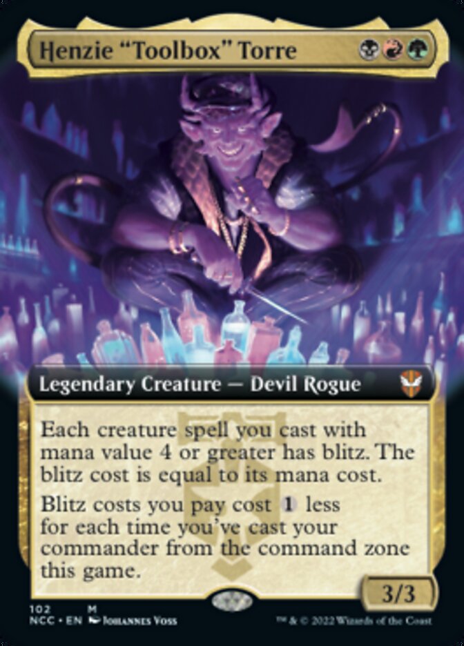 Henzie "Toolbox" Torre (Extended Art) [Streets of New Capenna Commander] | Cracking-Singles