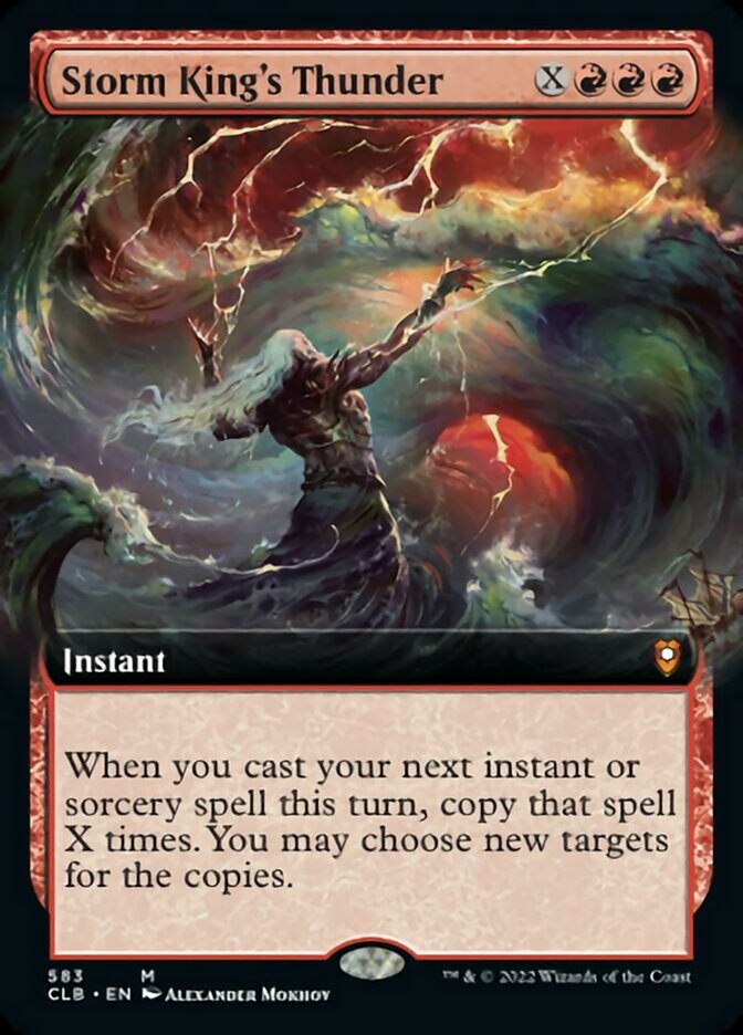Storm King's Thunder (Extended Art) [Commander Legends: Battle for Baldur's Gate] | Cracking-Singles