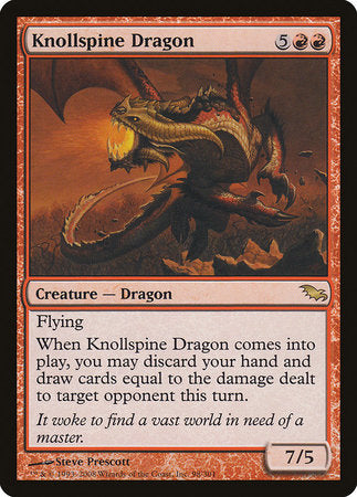 Knollspine Dragon [Shadowmoor] | Cracking-Singles