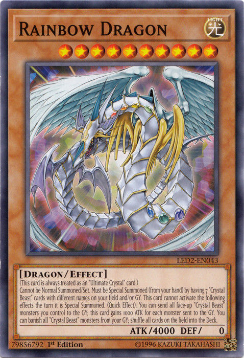 Rainbow Dragon [LED2-EN043] Common | Cracking-Singles
