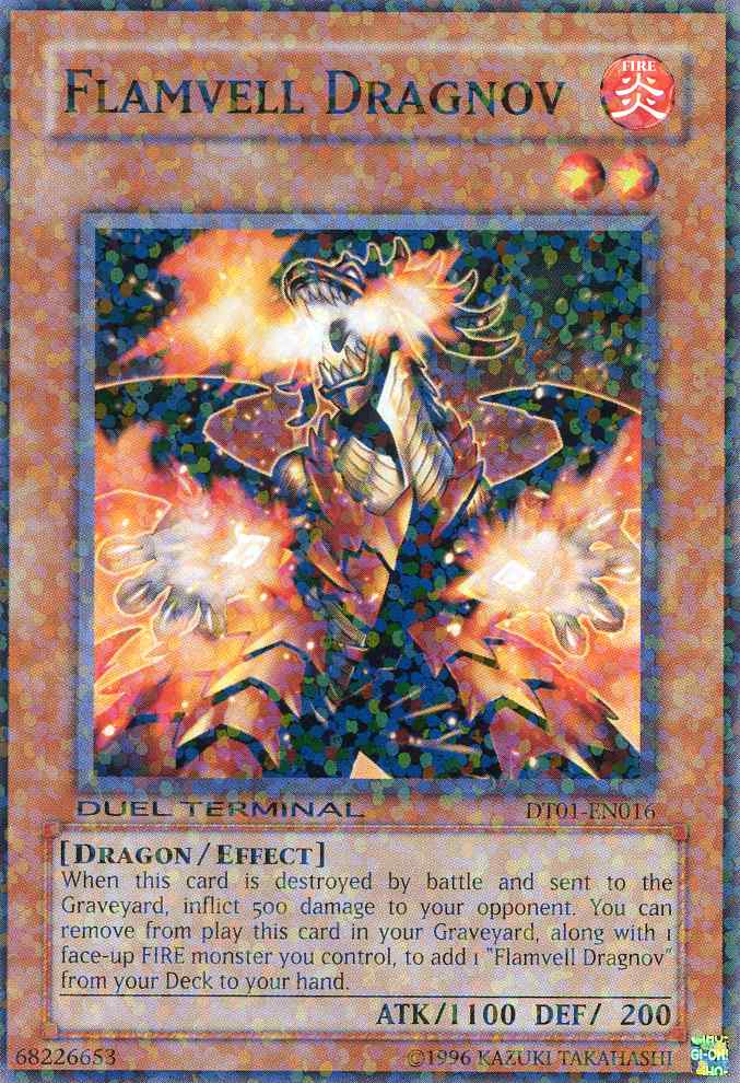Flamvell Dragnov [DT01-EN016] Super Rare | Cracking-Singles
