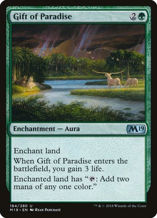 Gift of Paradise [Core Set 2019] | Cracking-Singles