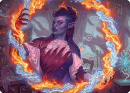 Rootha, Mercurial Artist Art Card [Strixhaven: School of Mages Art Series] | Cracking-Singles