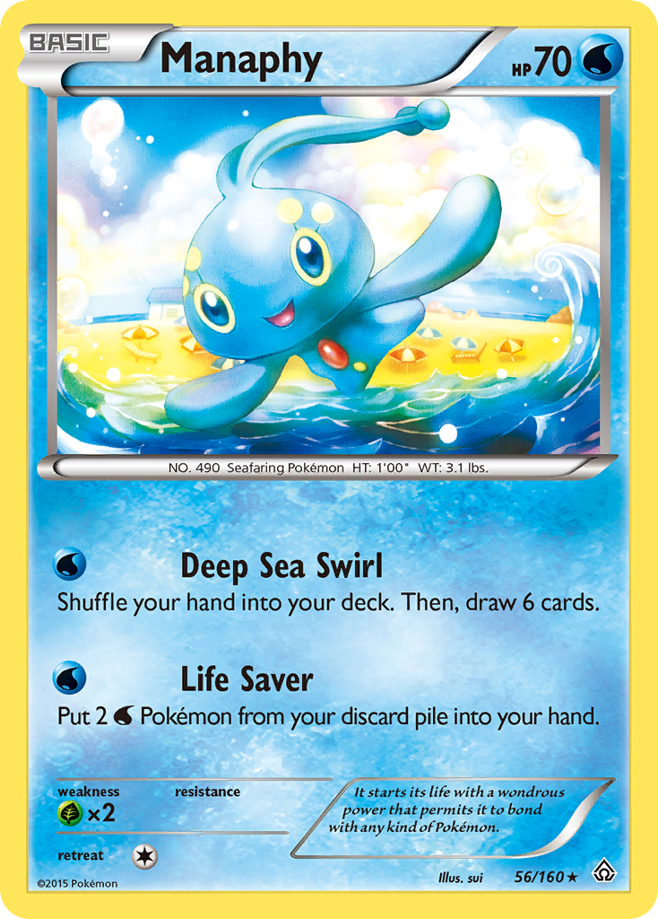 Manaphy (56/160) [XY: Primal Clash] | Cracking-Singles